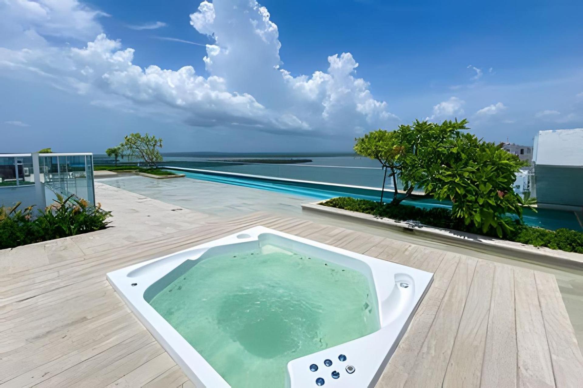 2 Dormitorios Jacuzzi Y Vista Mar. Frente A Playa Cartagena Екстер'єр фото